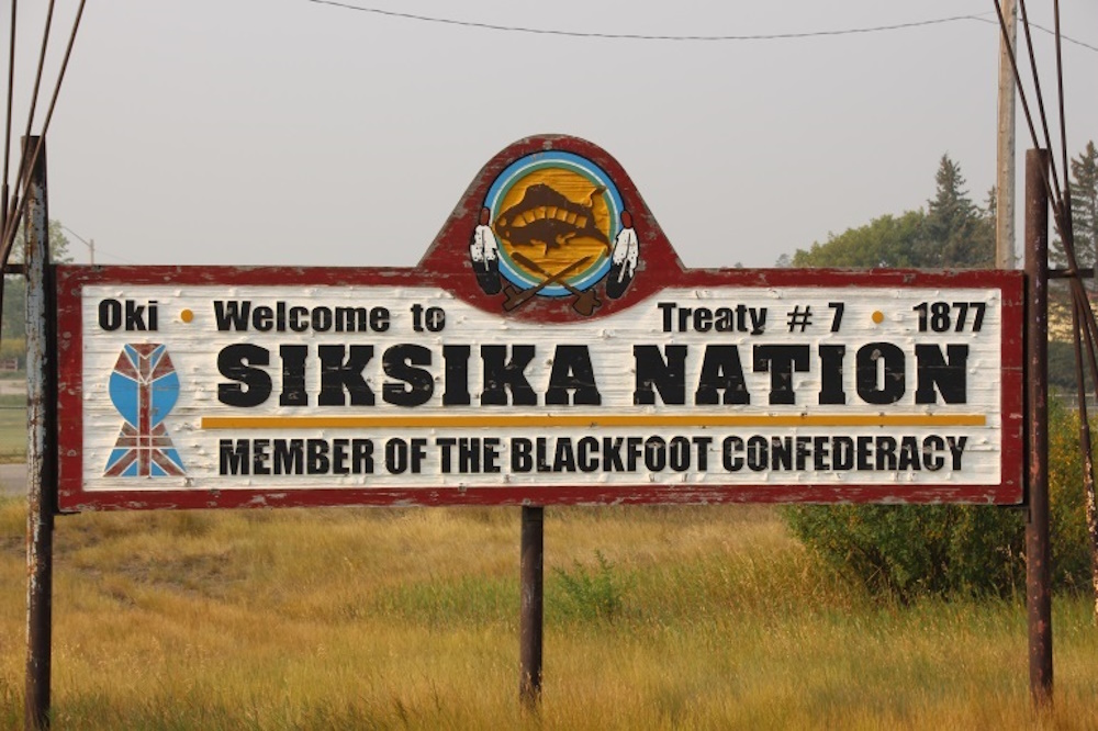 Siksika Nation Provides Midterm Report For 2022 2025 2018 Siksika Sign 2 